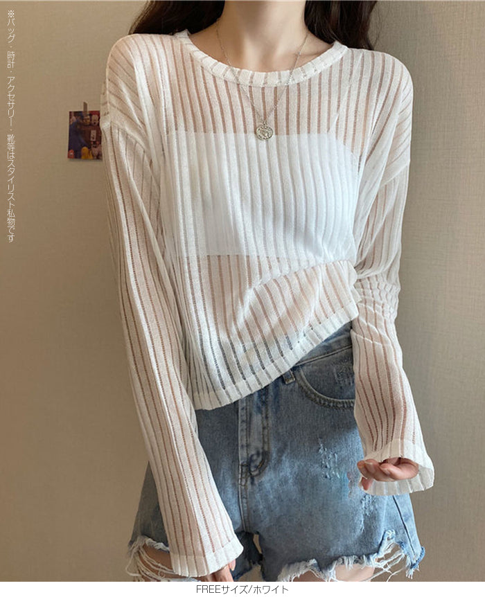 シアー トップス