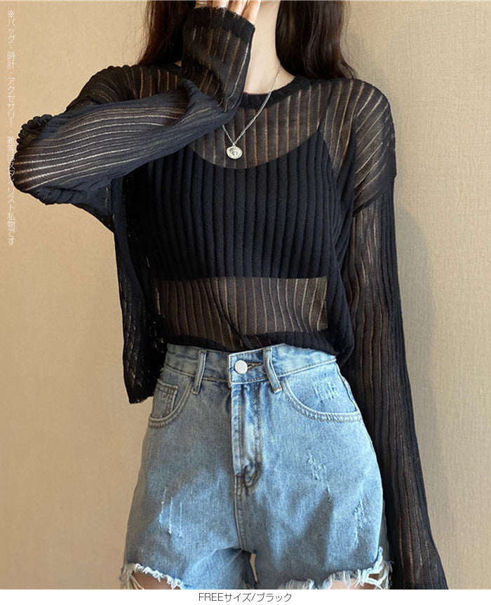 シアー トップス