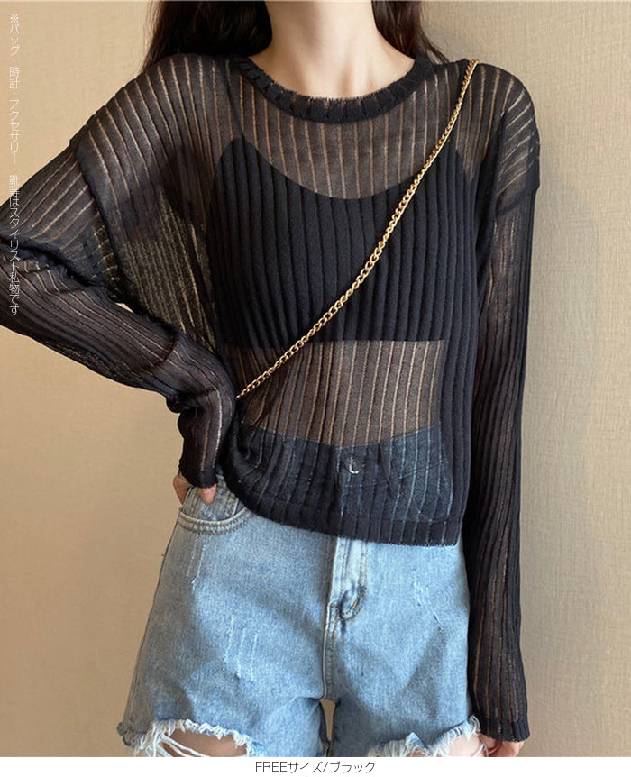 シアー トップス