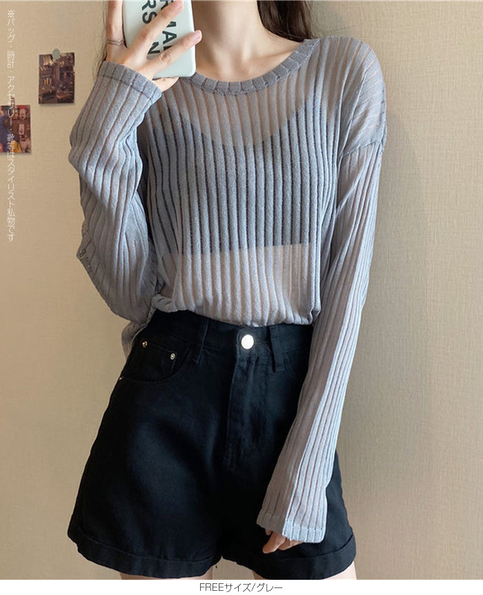 シアー トップス