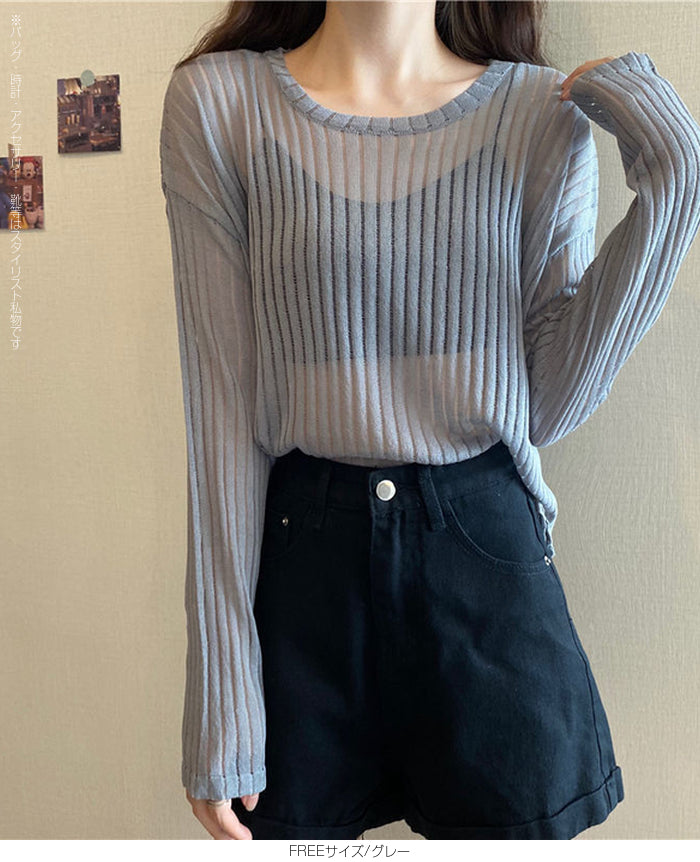 シアー トップス