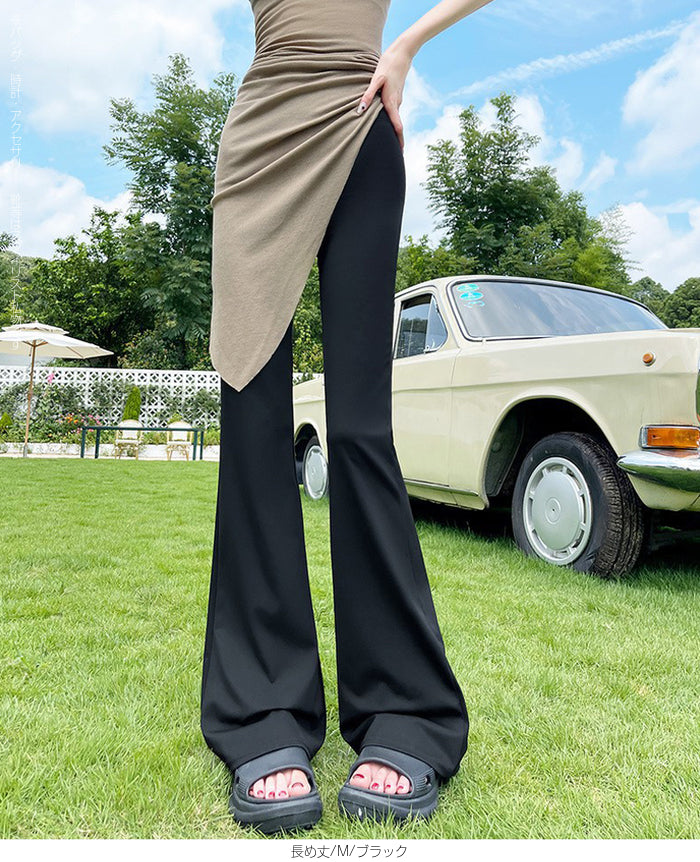 ハイウエストフレアパンツ
