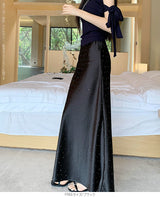 サテンマーメイドスカート