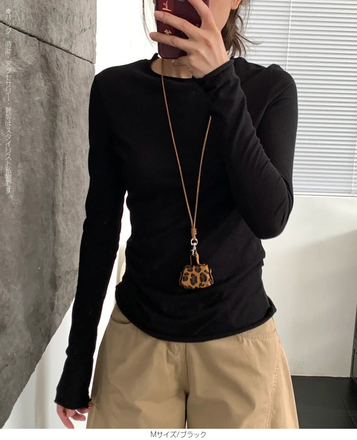 クルーネックロンT