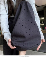 ハートドットハイウエストワイドパンツ