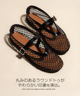 メッシュメリージェーンシューズ