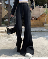 ハイウエスト ワイドフレアパンツ