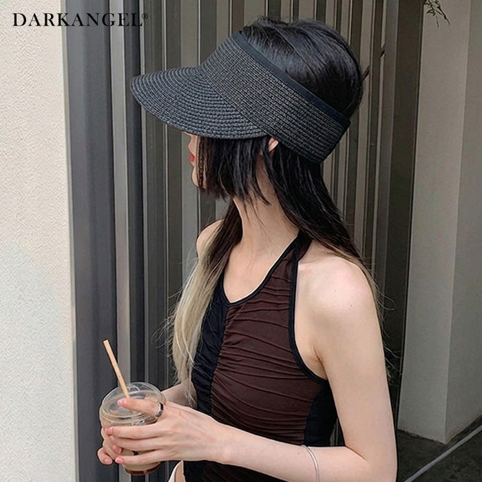 折り畳みストローバイザー