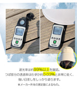 フェイスガード付きサンバイザー