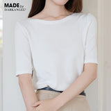 ボートネックニットカットソー