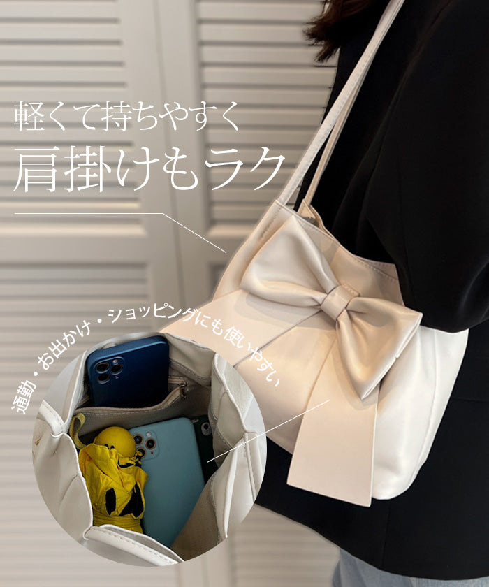 ビッグリボンショルダーバッグ