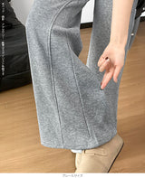 美脚見えフレアパンツ