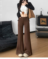 美脚見えフレアパンツ