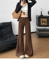 美脚見えフレアパンツ