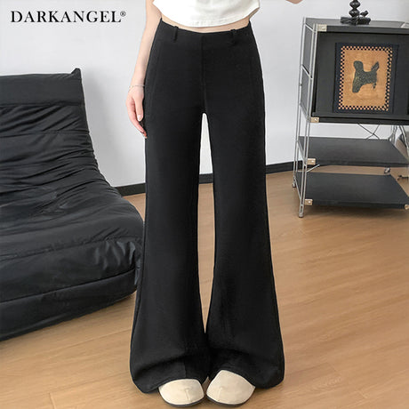 美脚見えフレアパンツ