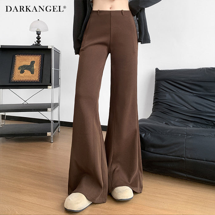 美脚見えフレアパンツ