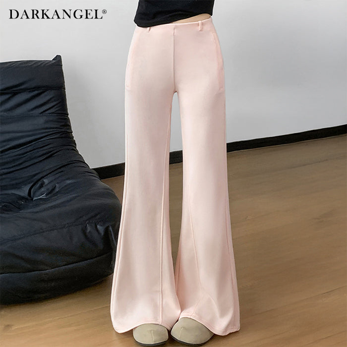 美脚見えフレアパンツ