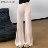 美脚見えフレアパンツ