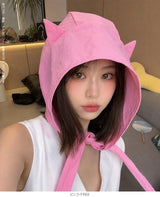 小悪魔ねこ耳UVハット