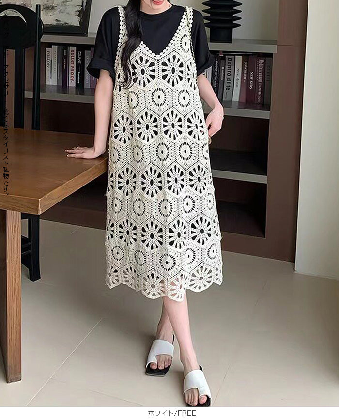 クロシェワンピース