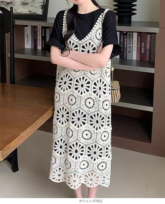 クロシェワンピース