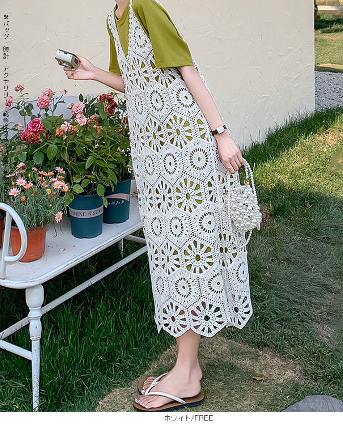 クロシェワンピース