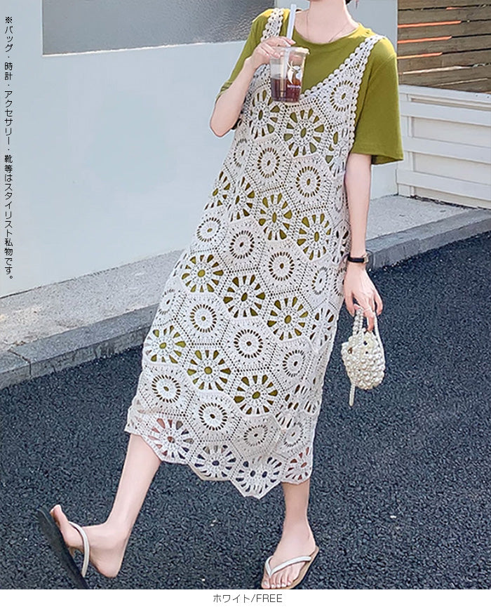 クロシェワンピース