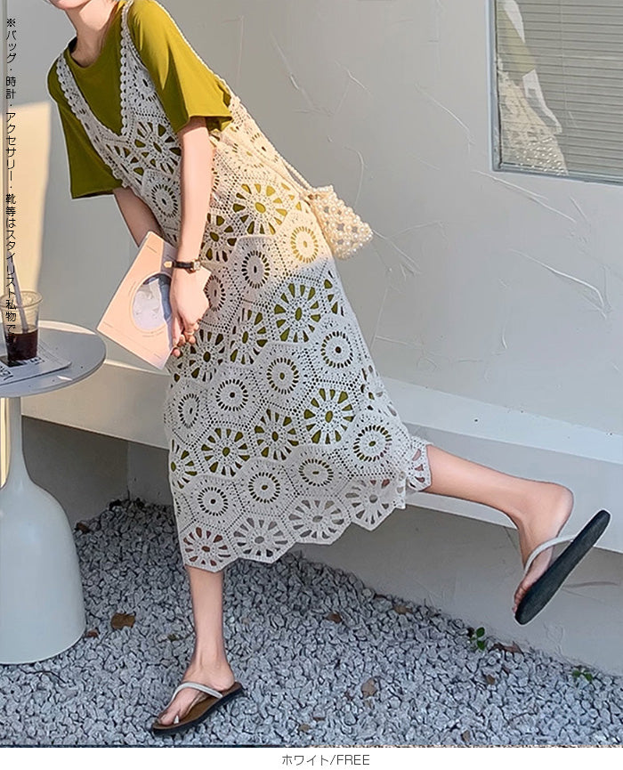 クロシェワンピース