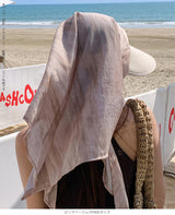 つば広UVカット帽子