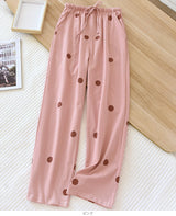 綿100％ルームパンツ
