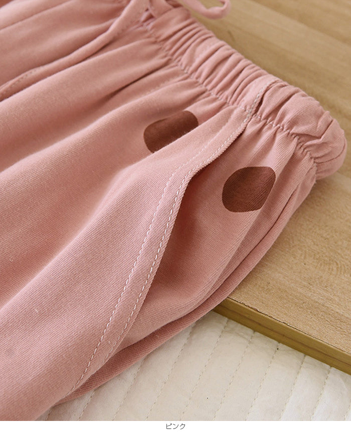 綿100％ルームパンツ