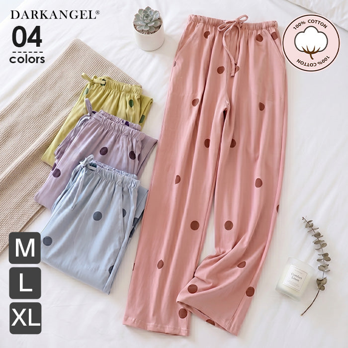 綿100％ルームパンツ