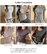 細見えシルエット半袖カットソー