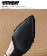 メッシュ切替ポインテッドトゥパンプス