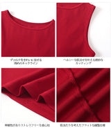 カップ付きアメスリリブタンクトップ