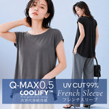COOLIFYバックドレープフレンチスリーブ