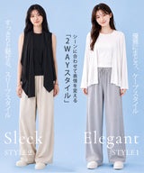 COOLIFY 接触冷感2WAYケープトップス