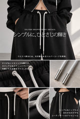 元祖裏起毛シルバードローコード ワイドスウェットパンツ