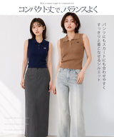 サマーポロニットトップス