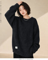 モヘアライクオーバーニット