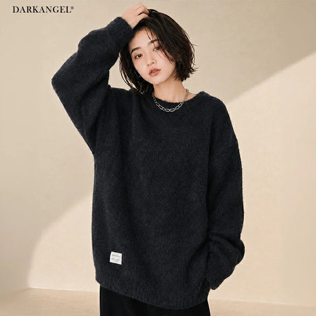 モヘアライクオーバーニット