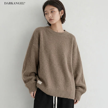 モヘアライクオーバーニット