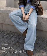 裏フリースカーブデニム