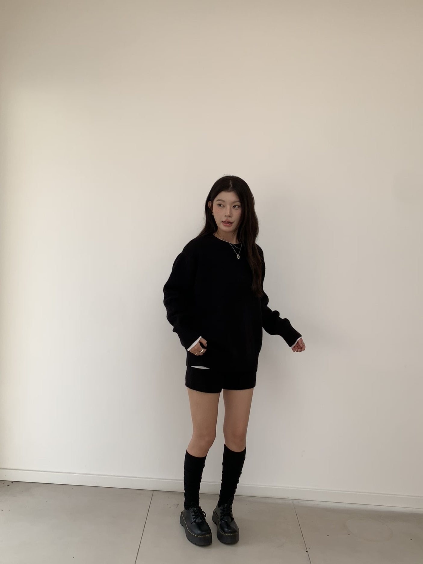 03color | 2点セット | ニットセットアップ  セーター＆ショートパンツ